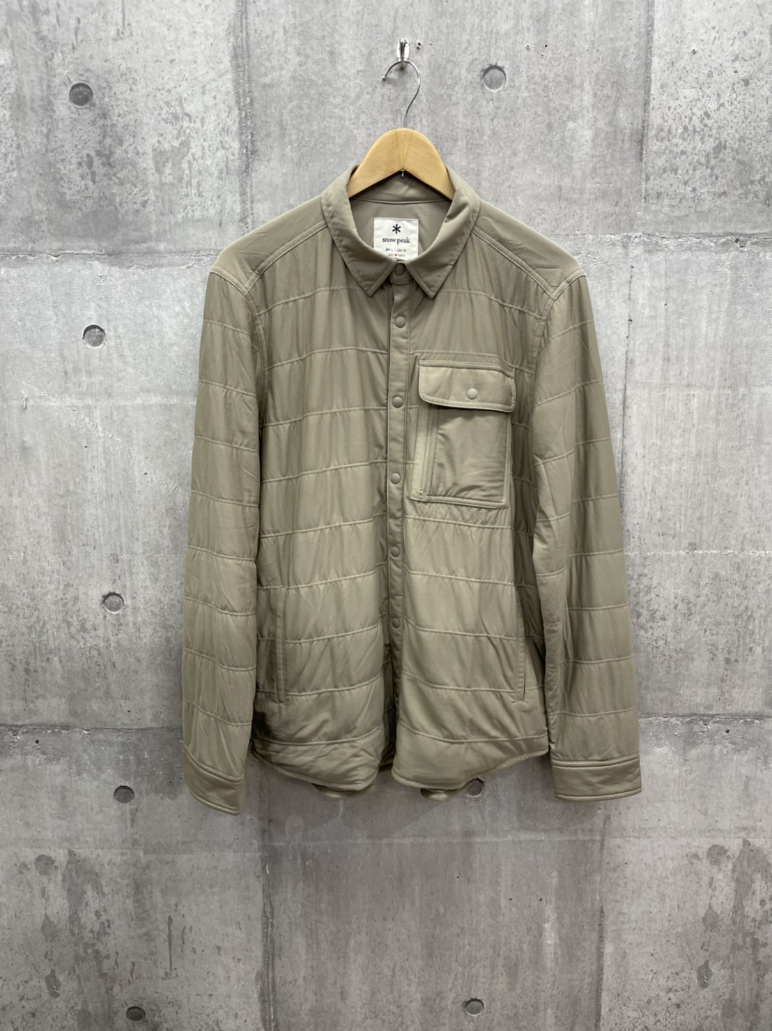 メンズSnow peak Flexible Insulated Shirt