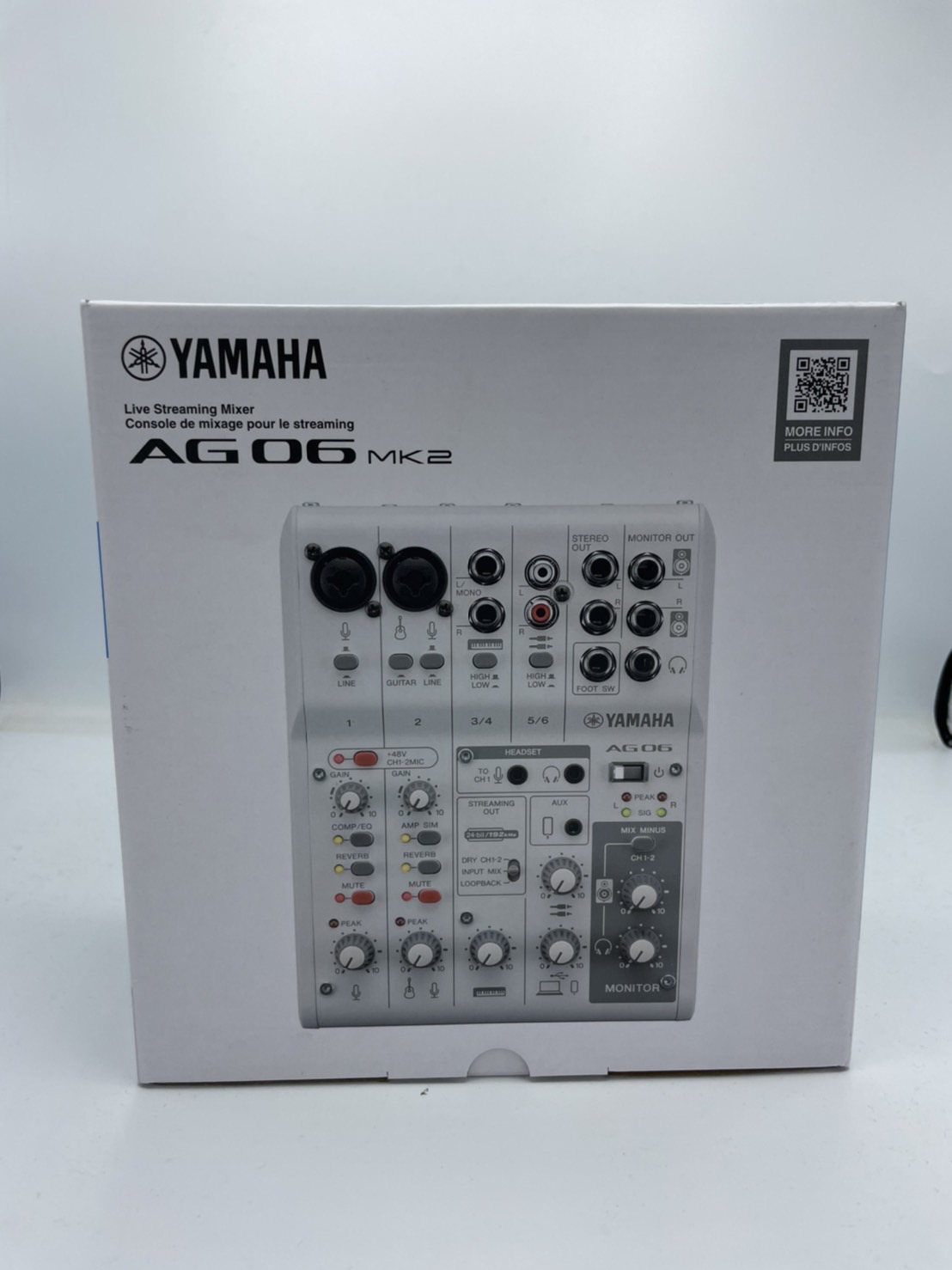 YAMAHA AG06MK2 開封のみの新品 ライブストリーミングミキサー - 楽器 ...